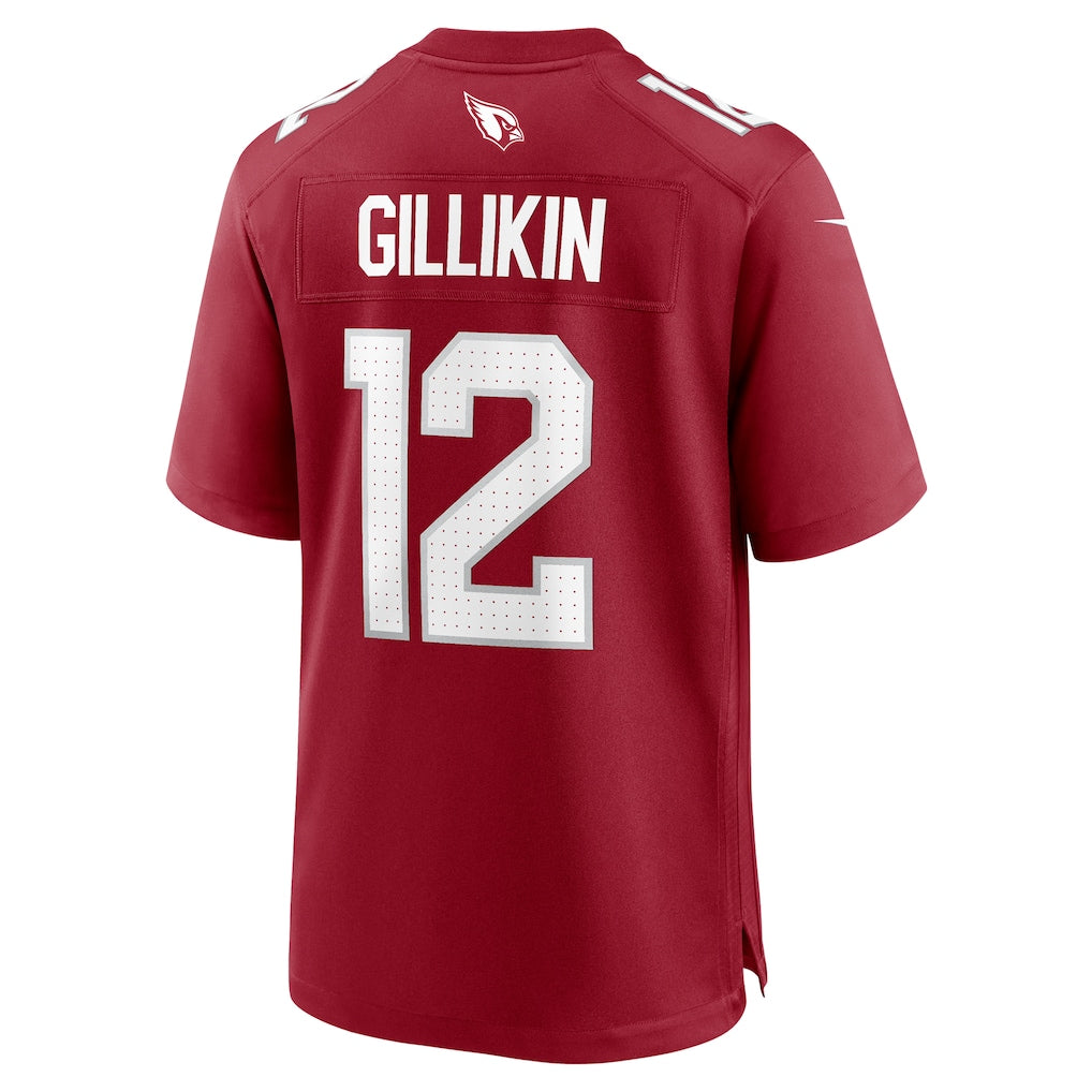 A.Cardinals #12 Blake Gillikin Cardinal Team Game Jersey