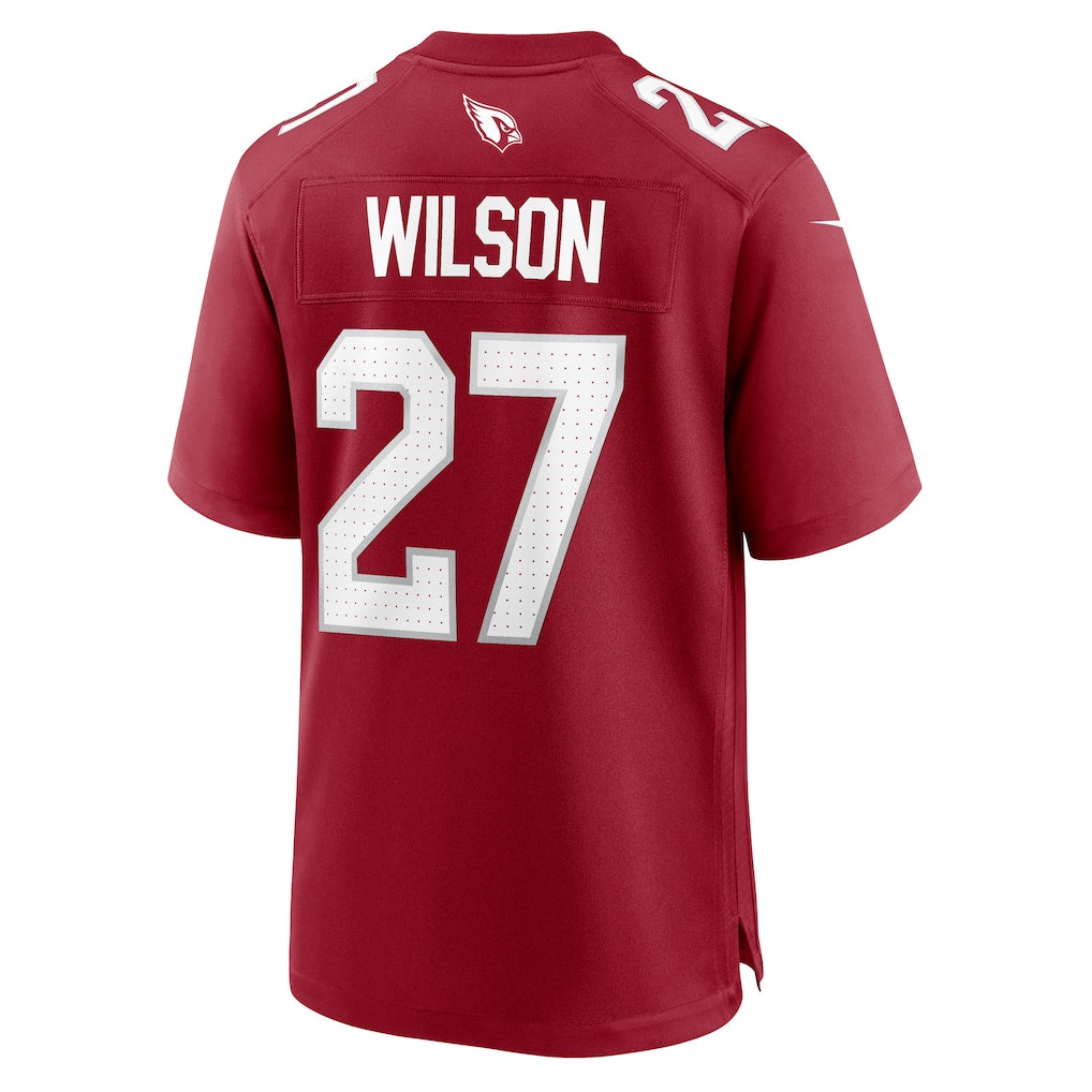 A.Cardinals #27 Divaad Wilson Cardinal Team Game Jersey
