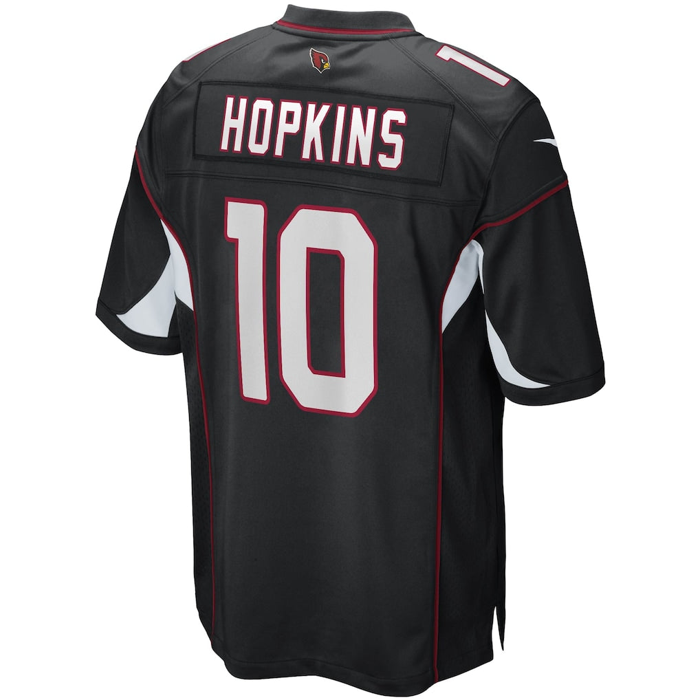 A.Cardinals #10 DeAndre Hopkins Black Game Player Jersey