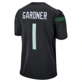 #1 Ahmad Sauce Gardner Player NY.Jets Black Game Football Jerseys