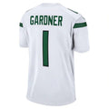 #1 Ahmad Sauce Gardner Player NY.Jets White Game Football Jerseys