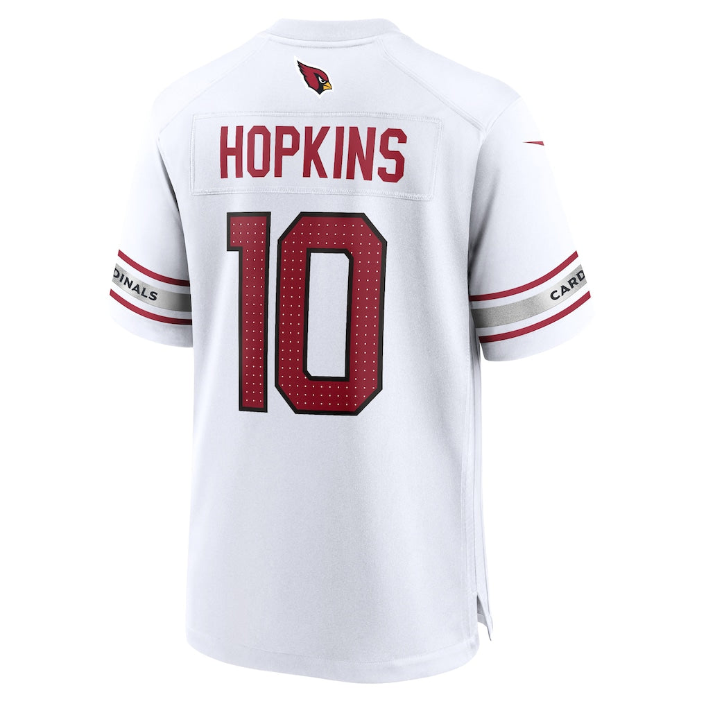 A.Cardinals #10 DeAndre Hopkins White Game Player Jersey