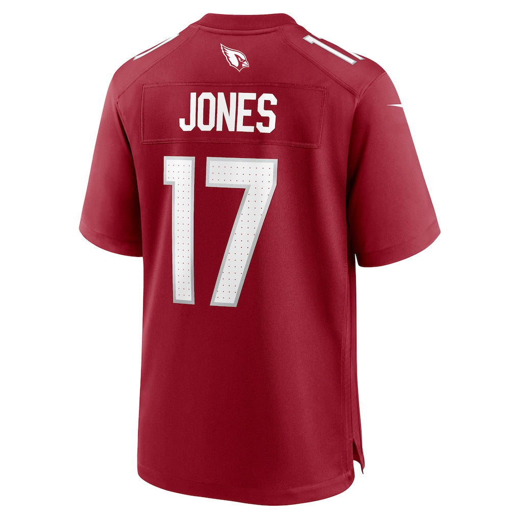 A.Cardinals #17 Zay Jones Cardinal Team Game Jersey