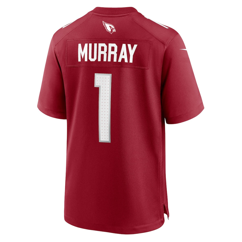 A.Cardinals #1 Kyler Murray Cardinal Team Game Jersey