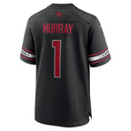 A.Blacks #1 Kyler Murray Black Team Game Jersey