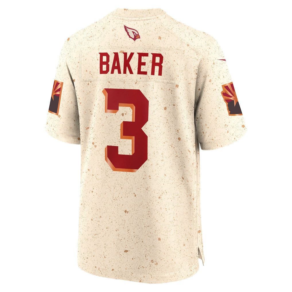 A.Cardinals #3 Budda Baker Cardinal Natural 2025 Rivalries Collection Game Jersey